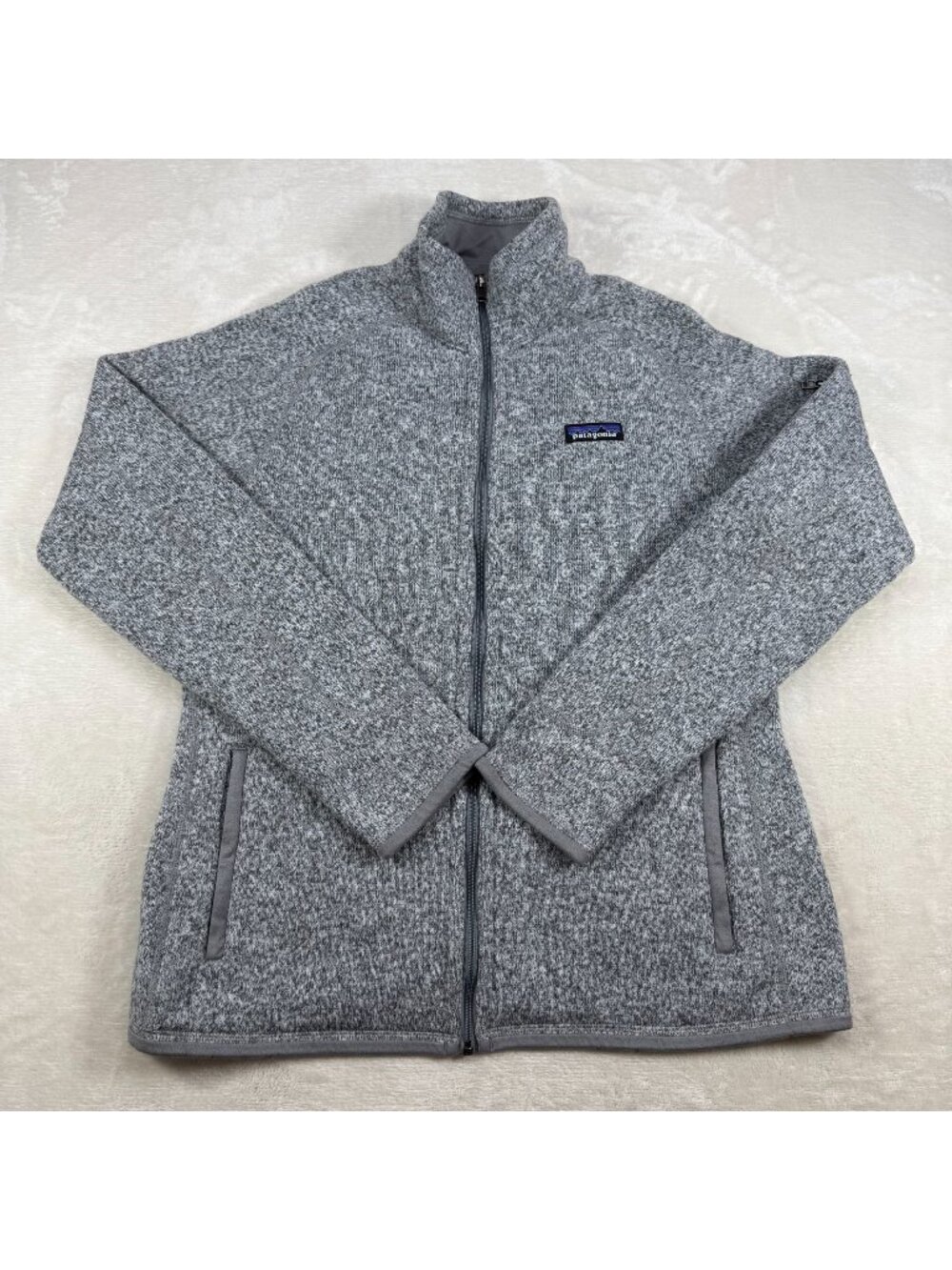 Patagonia Better Sweater Jacket Full Zip Womens M Gray Fleece Preppy